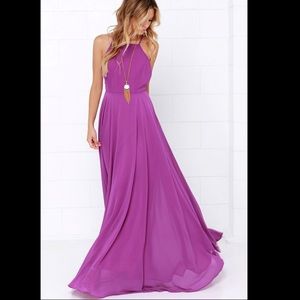 Lulus mythical kind of love purple maxi dress💕